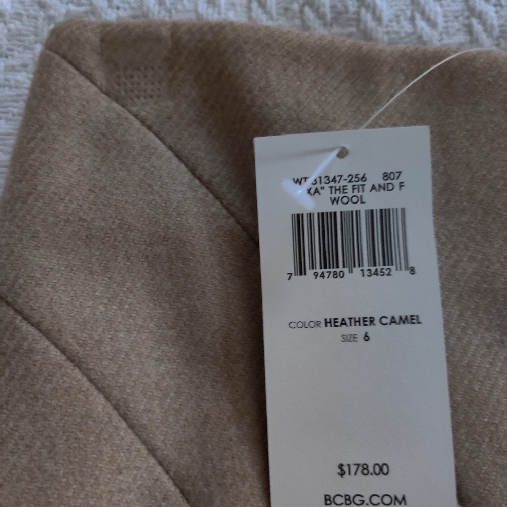 BCBGMAXAZRIA Wool Skirt NWT Size 6 - Picture 5 of 8